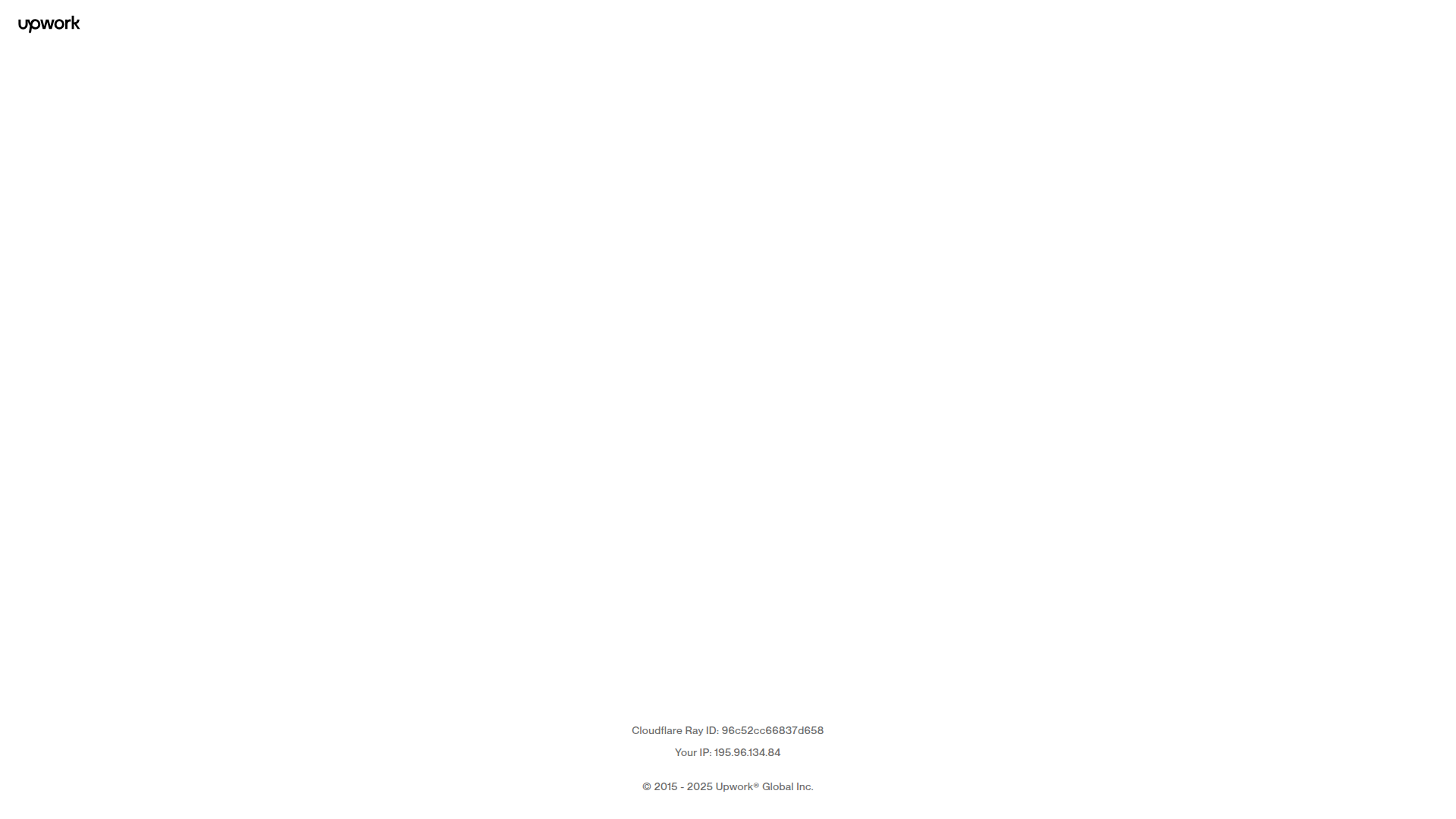 Upwork website screenshot