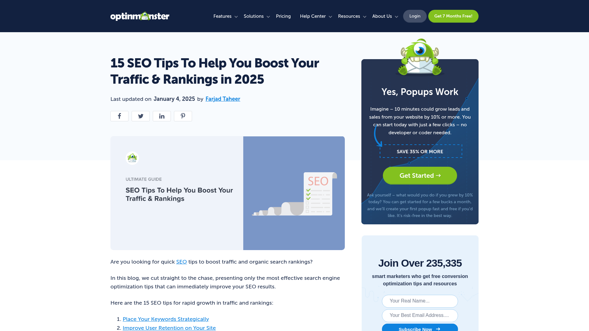 SEO Experts Tips