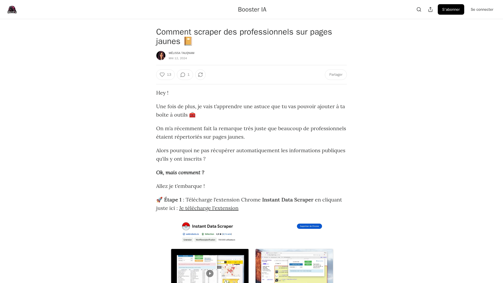 Guide technique sur le scraping professionnel