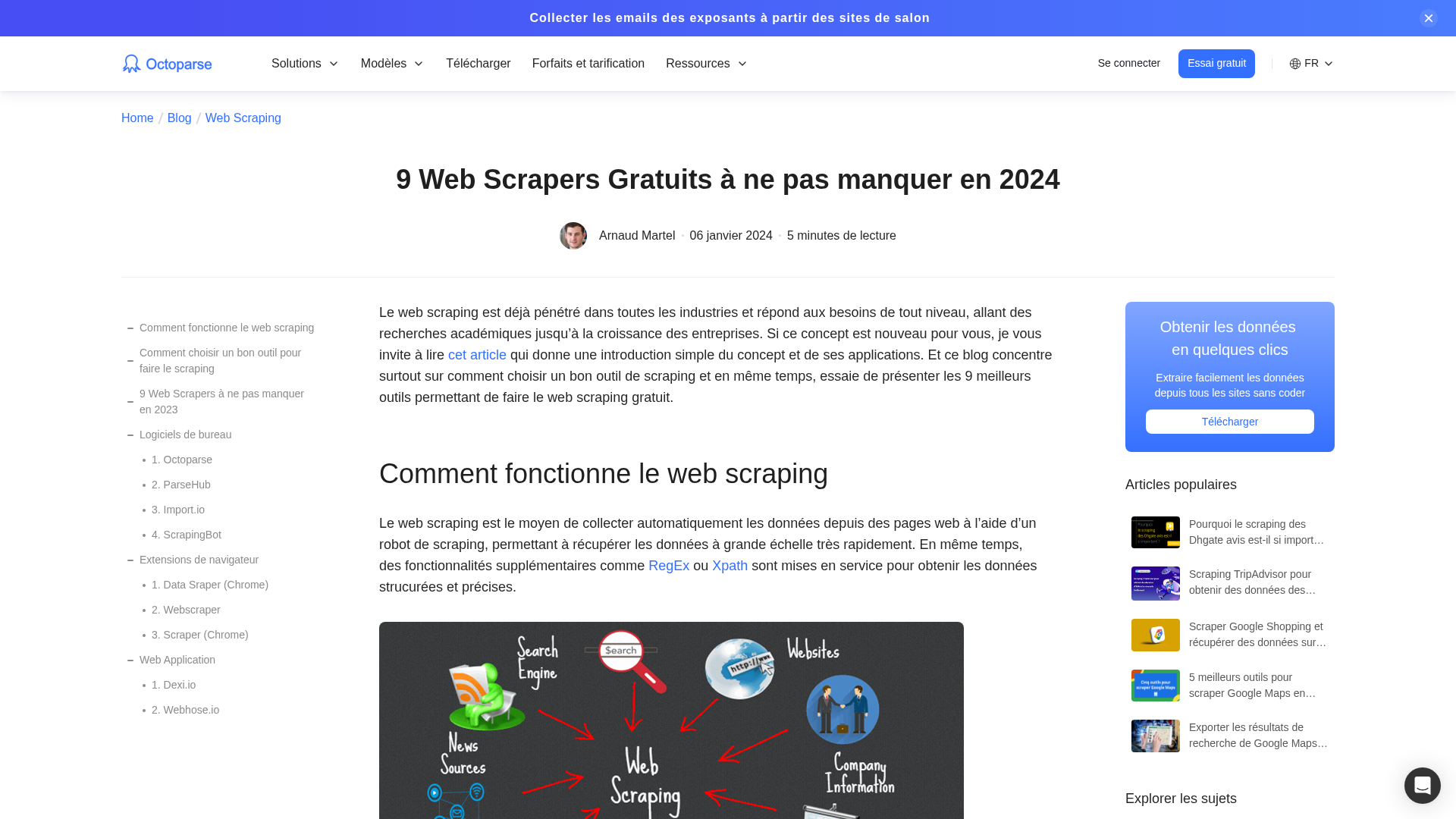 outils scraping