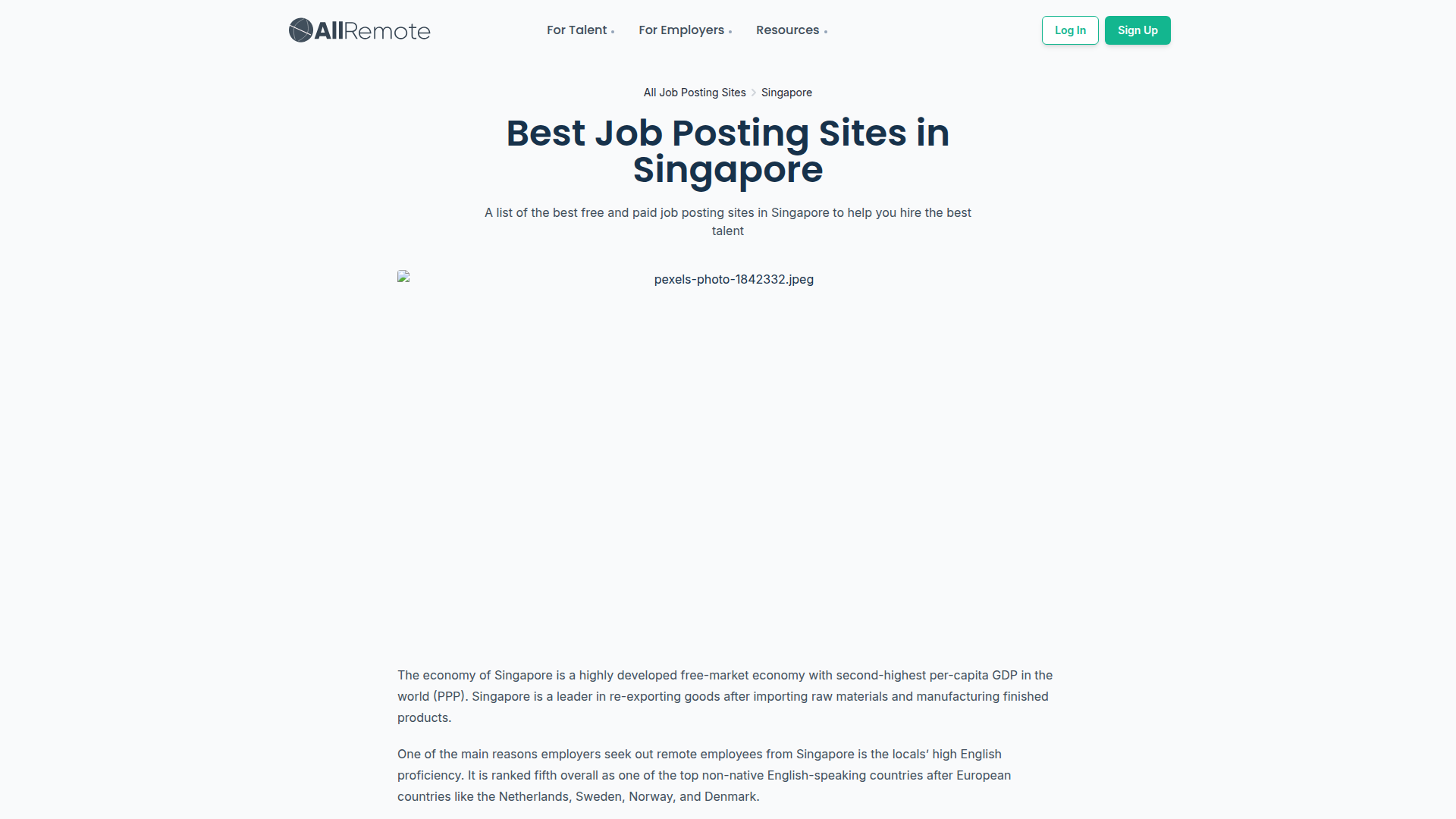 AllRemote.jobs website screenshot
