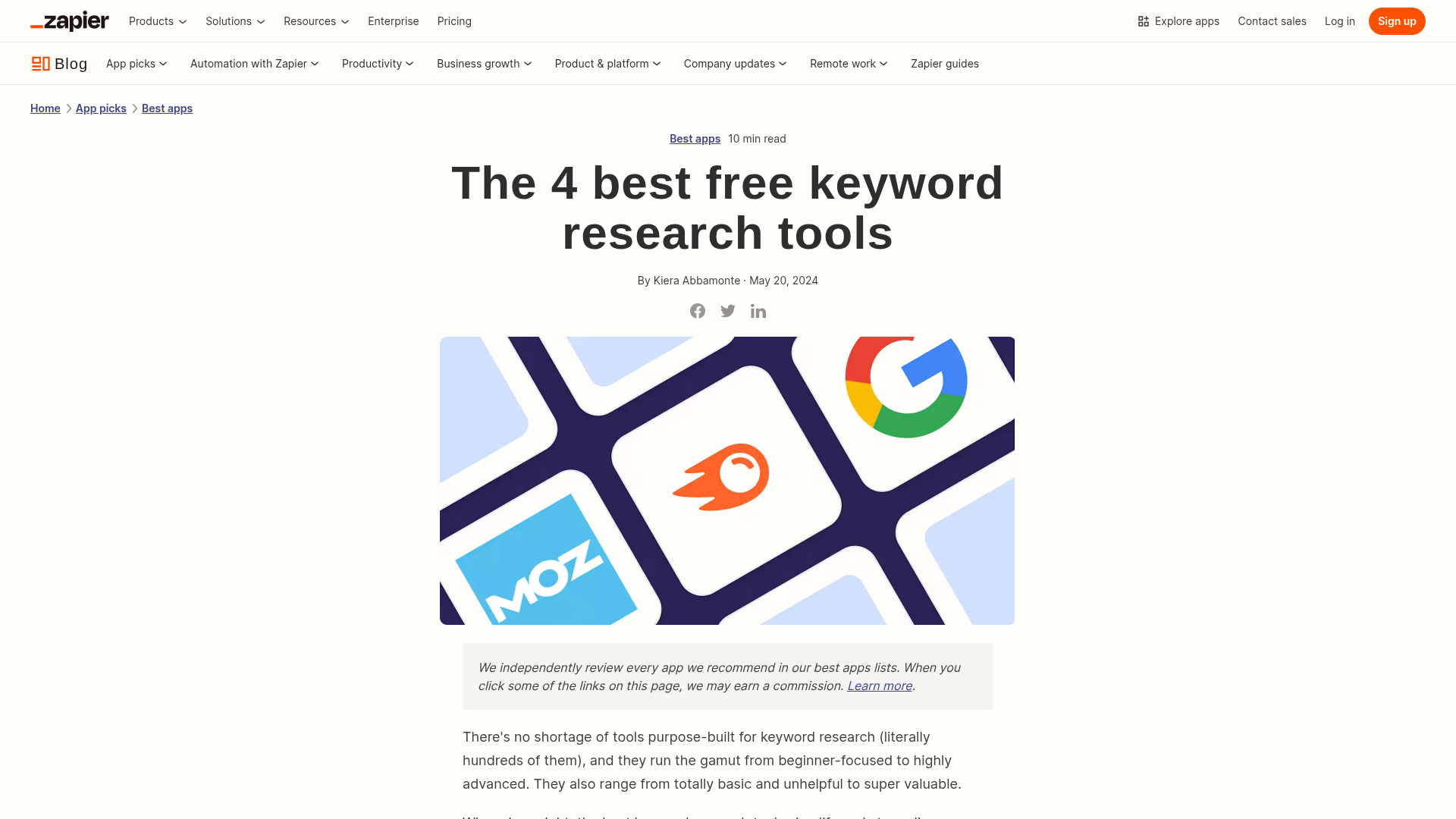 free keyword research tools