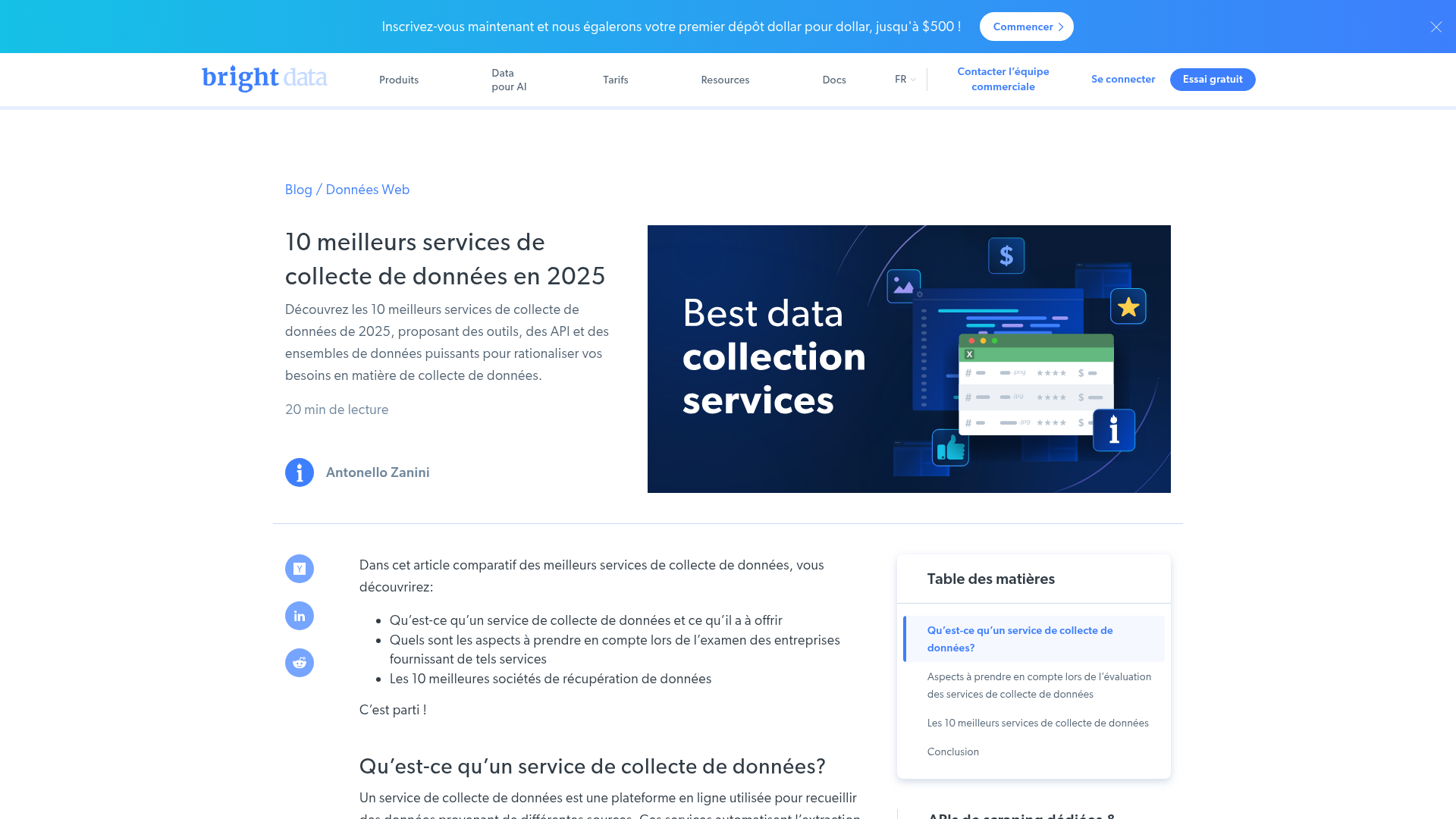 Outil test données structurées