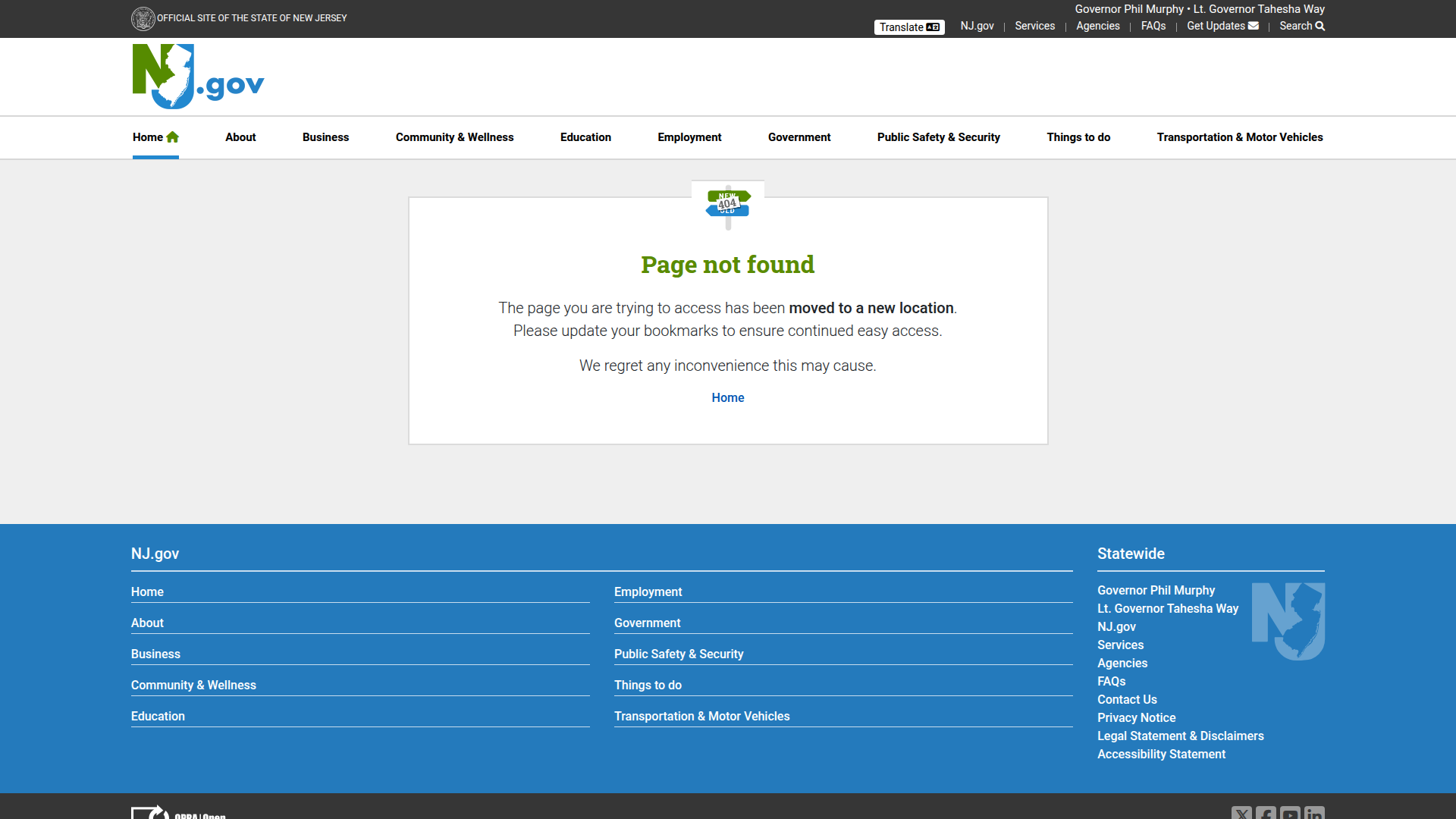 NJ.gov website screenshot