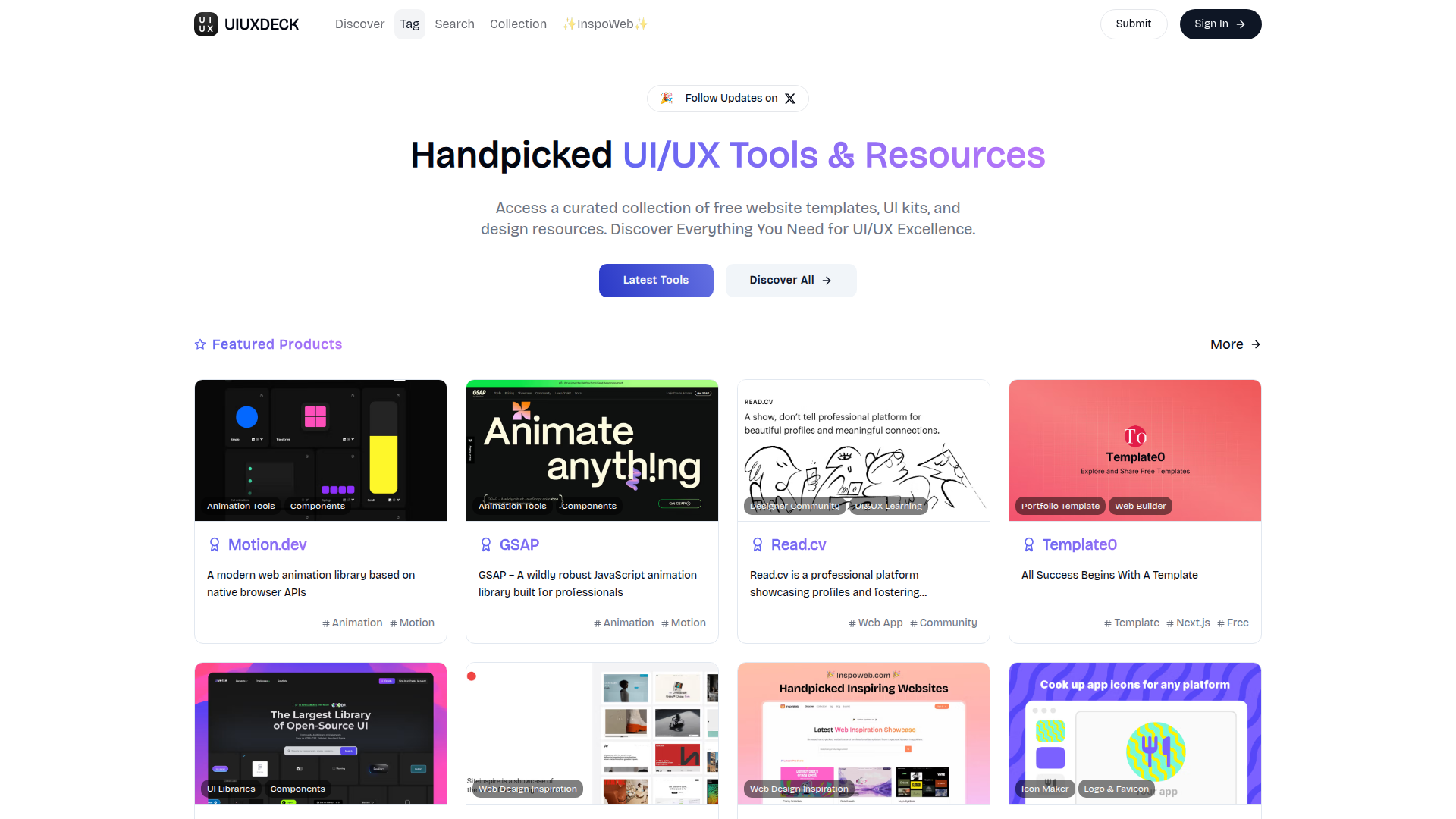 UIUIX Deck Homepage