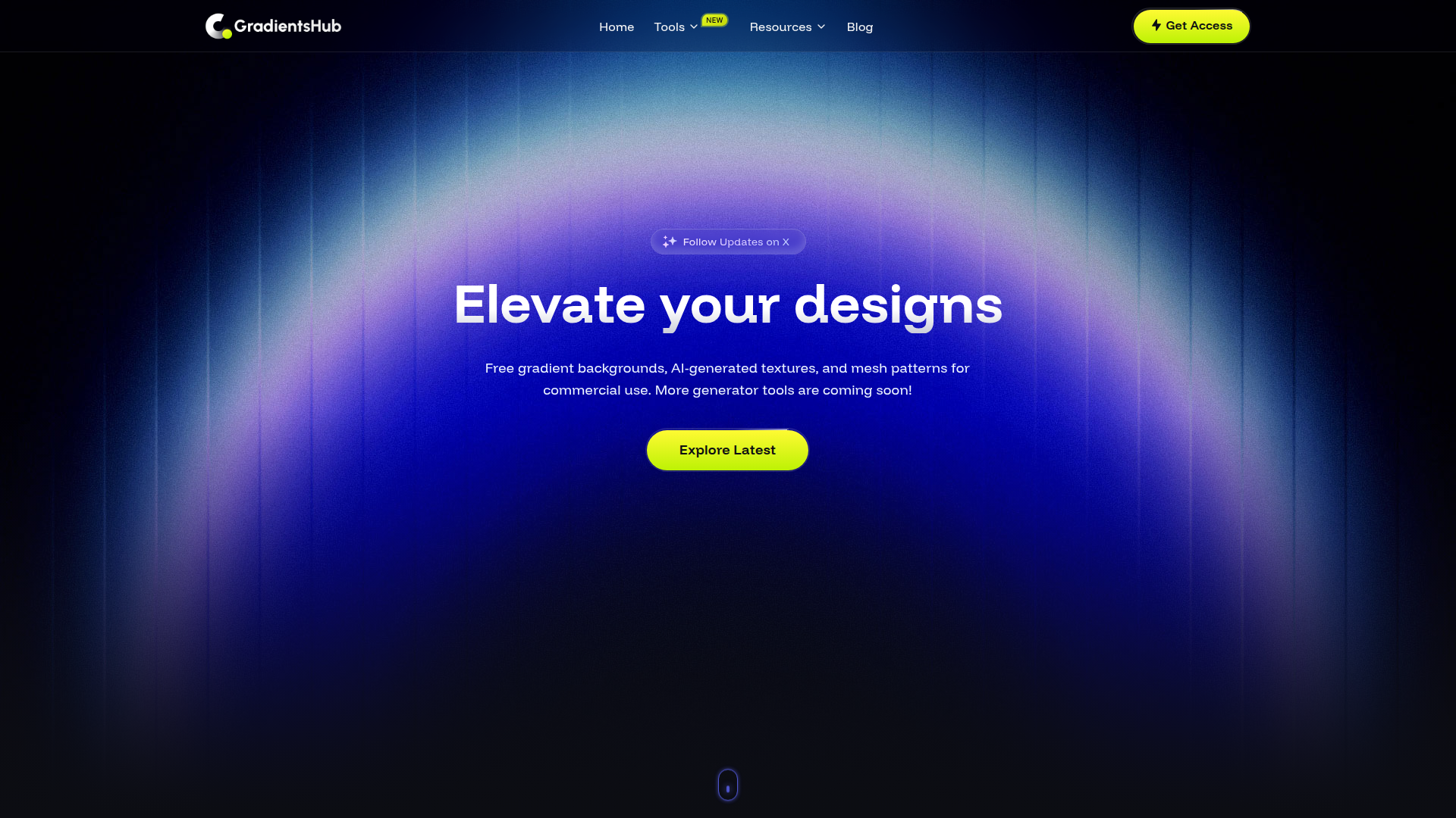 Gradientshub Homepage