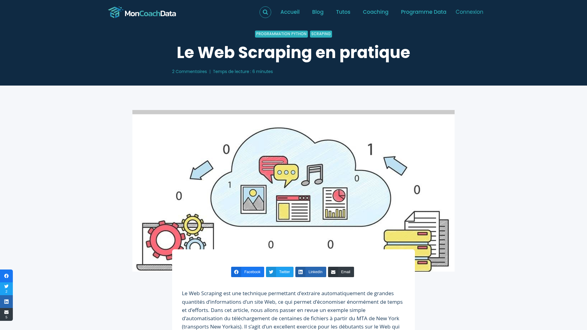 Web scraping integration