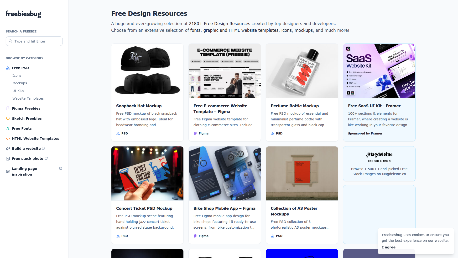 Freebiesbug Homepage