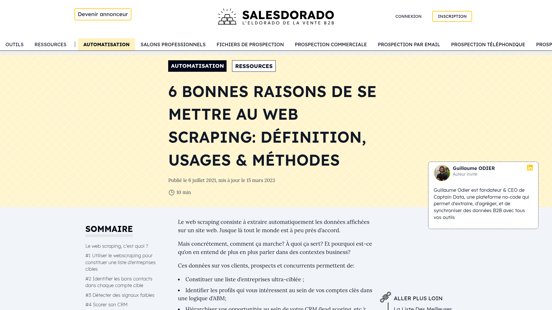 web scraping linkedin