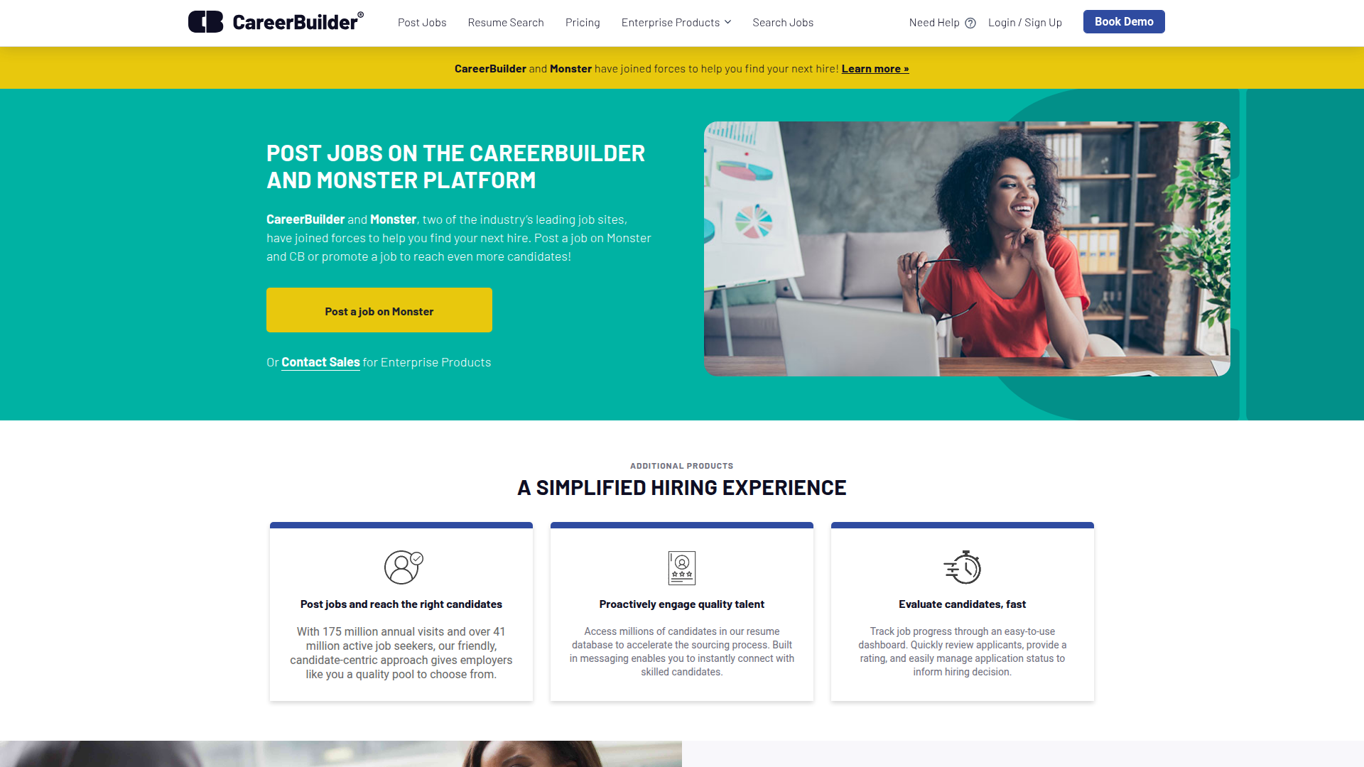 CareerBuilder website screenshot