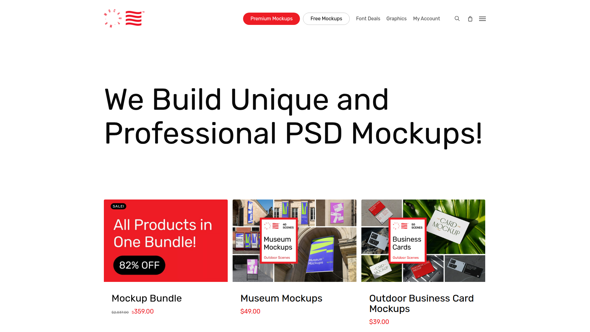 Mr.Mockup website screenshot