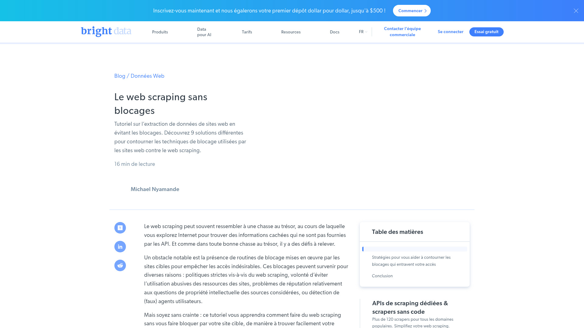 web scraping without getting blocked