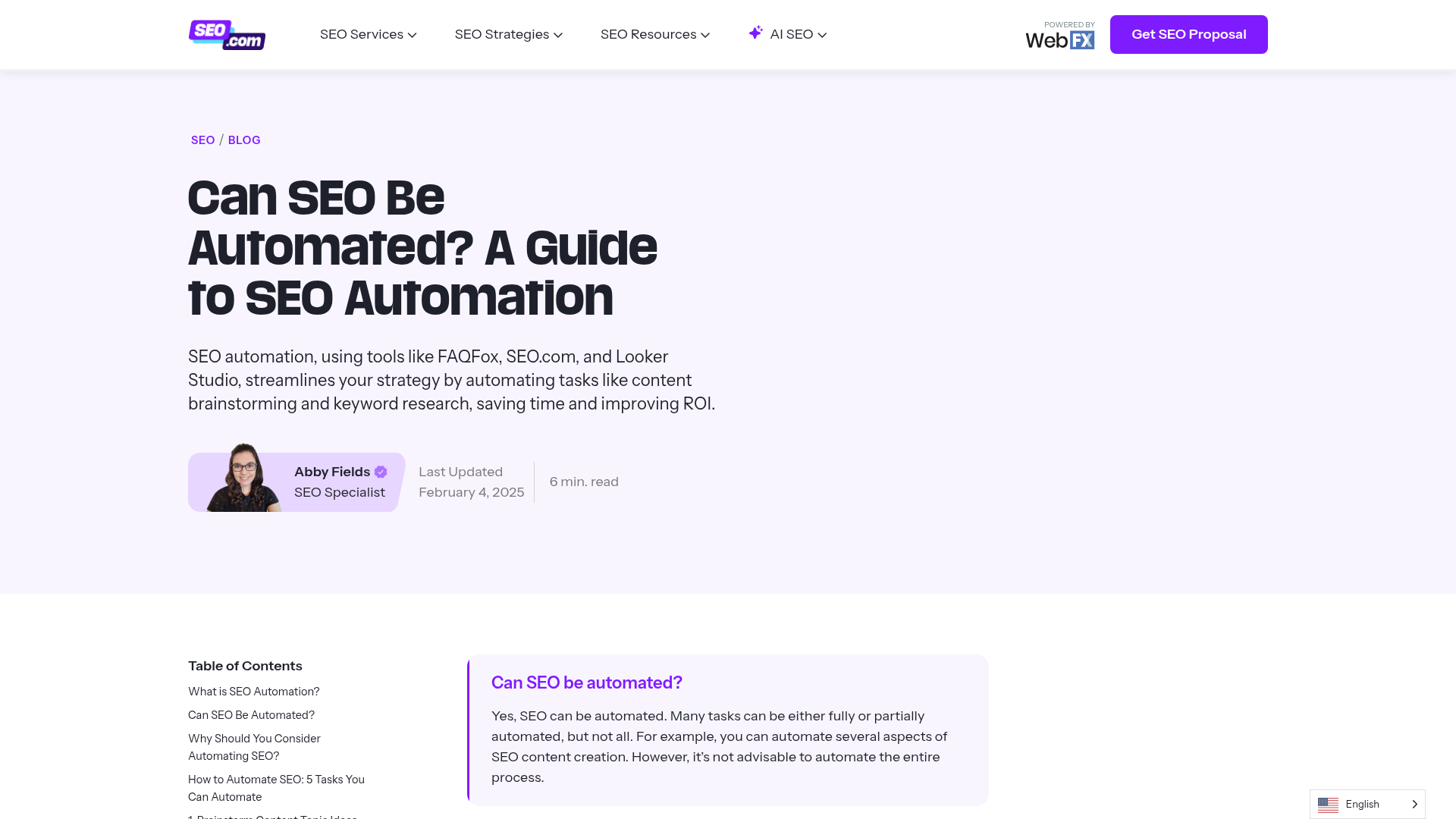 SEO automation tools