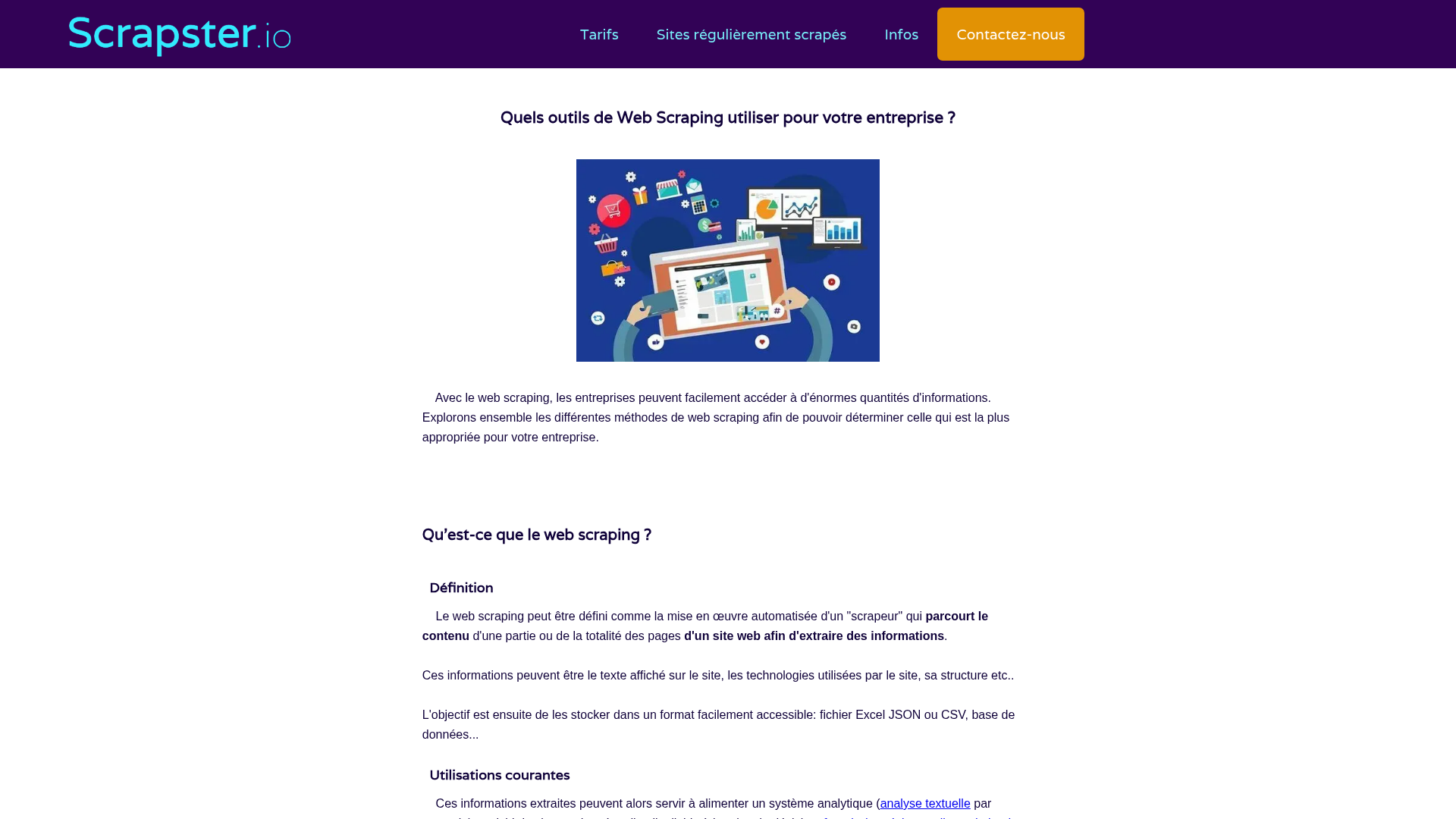 web scraping tool