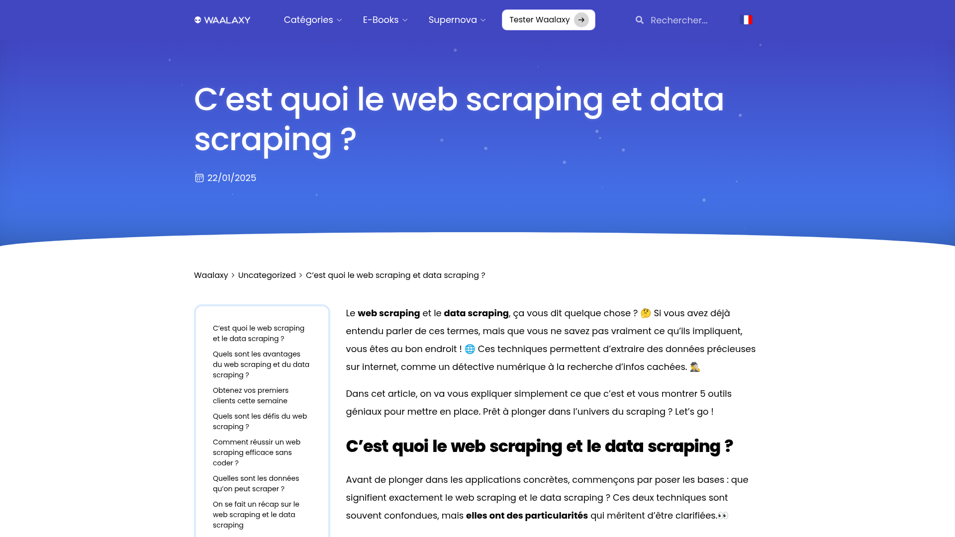 Web scraping ethics