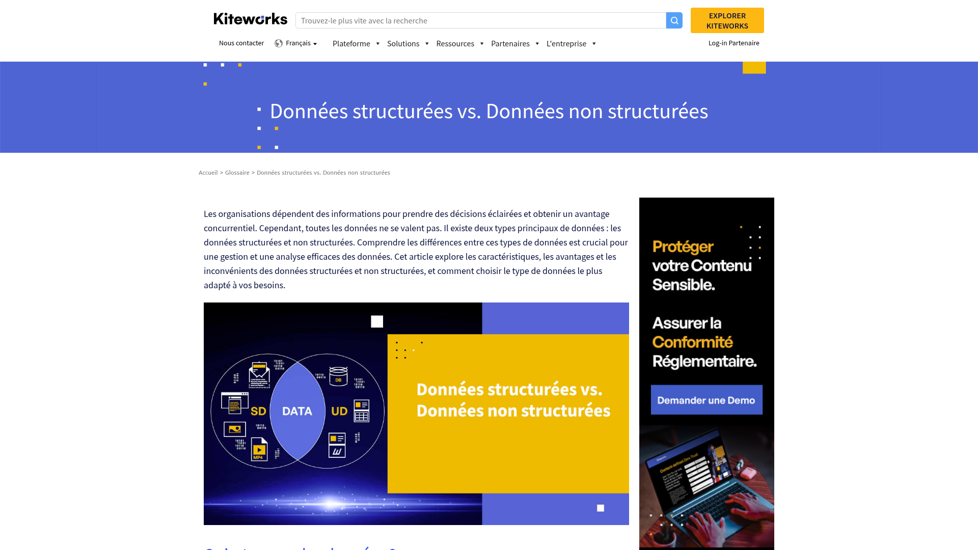 données structurées test