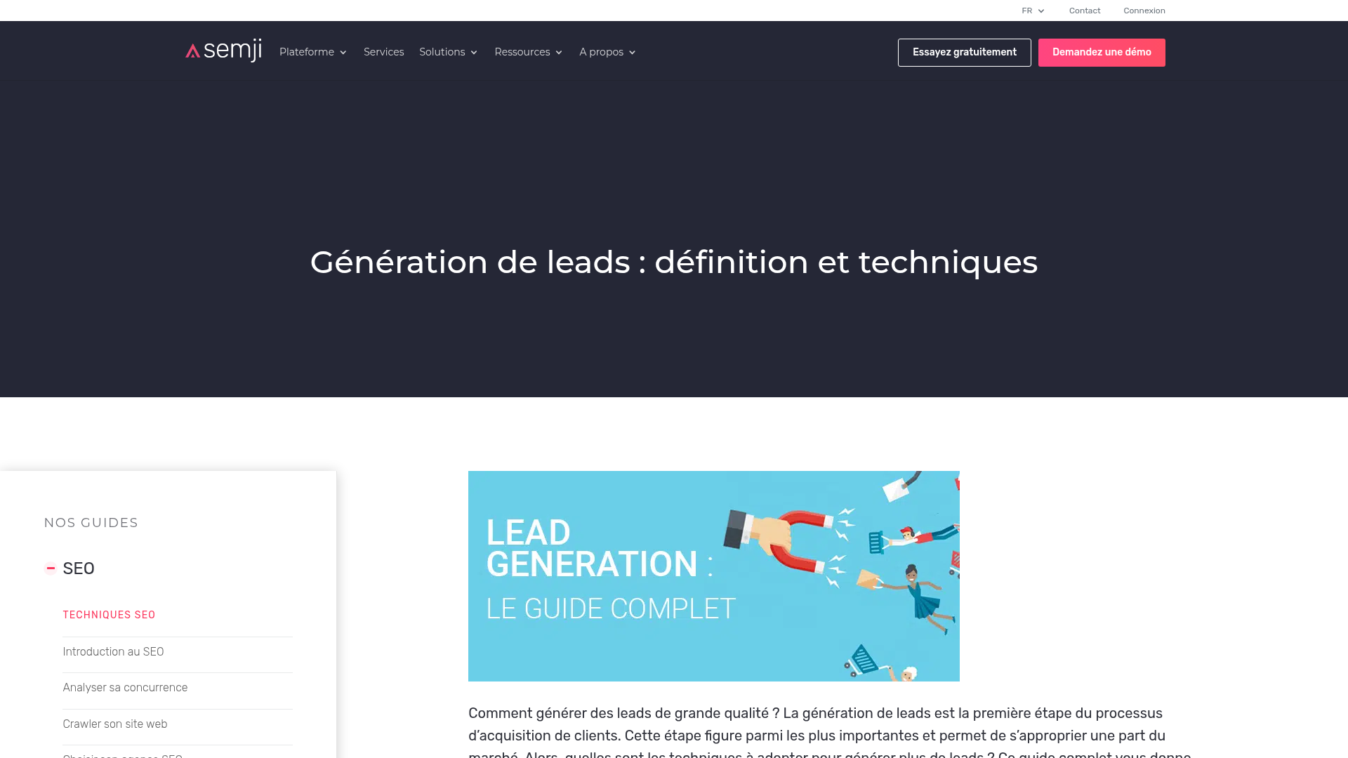 Guide complet sur la génération de leads
