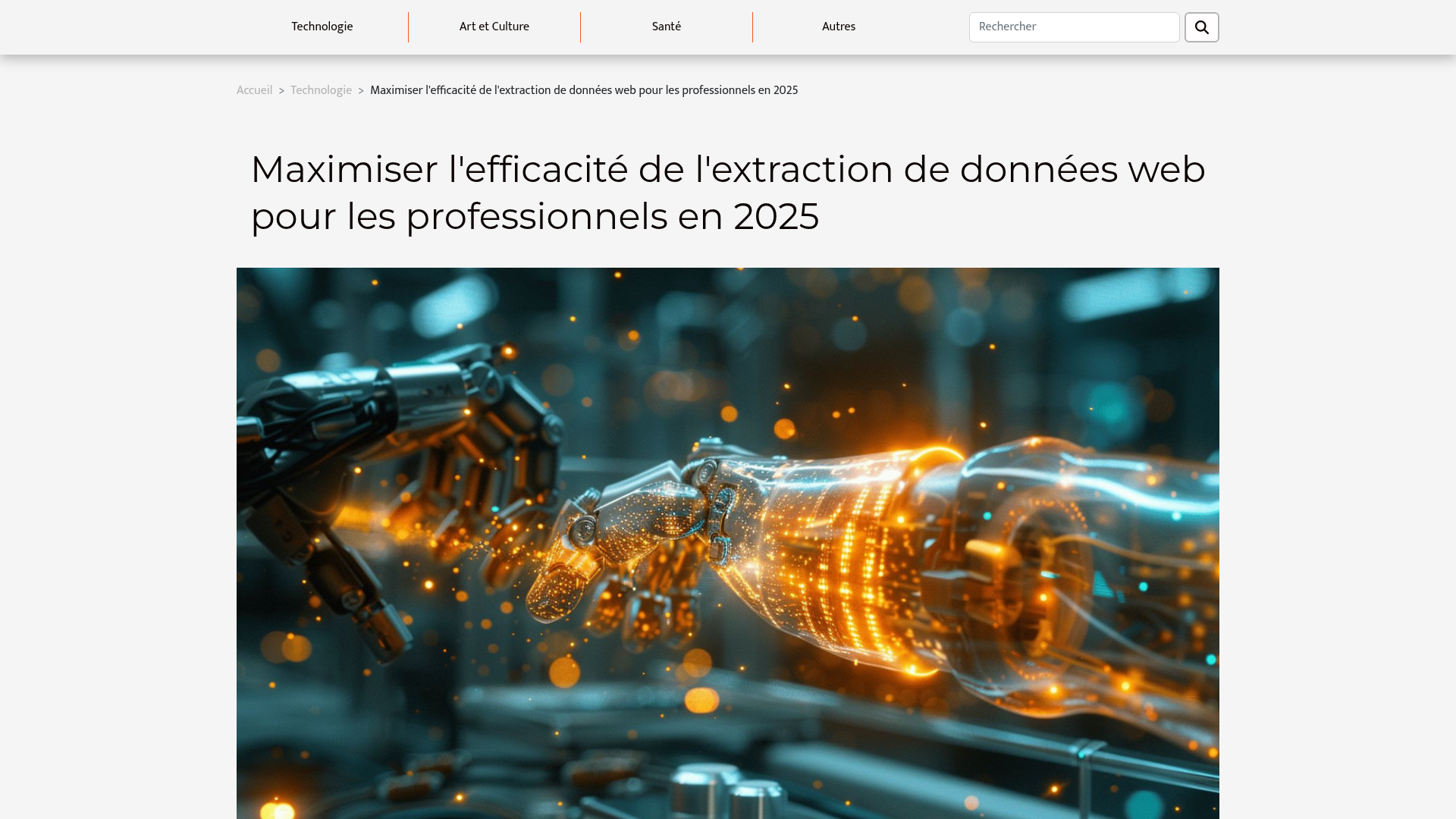 extraction de données web