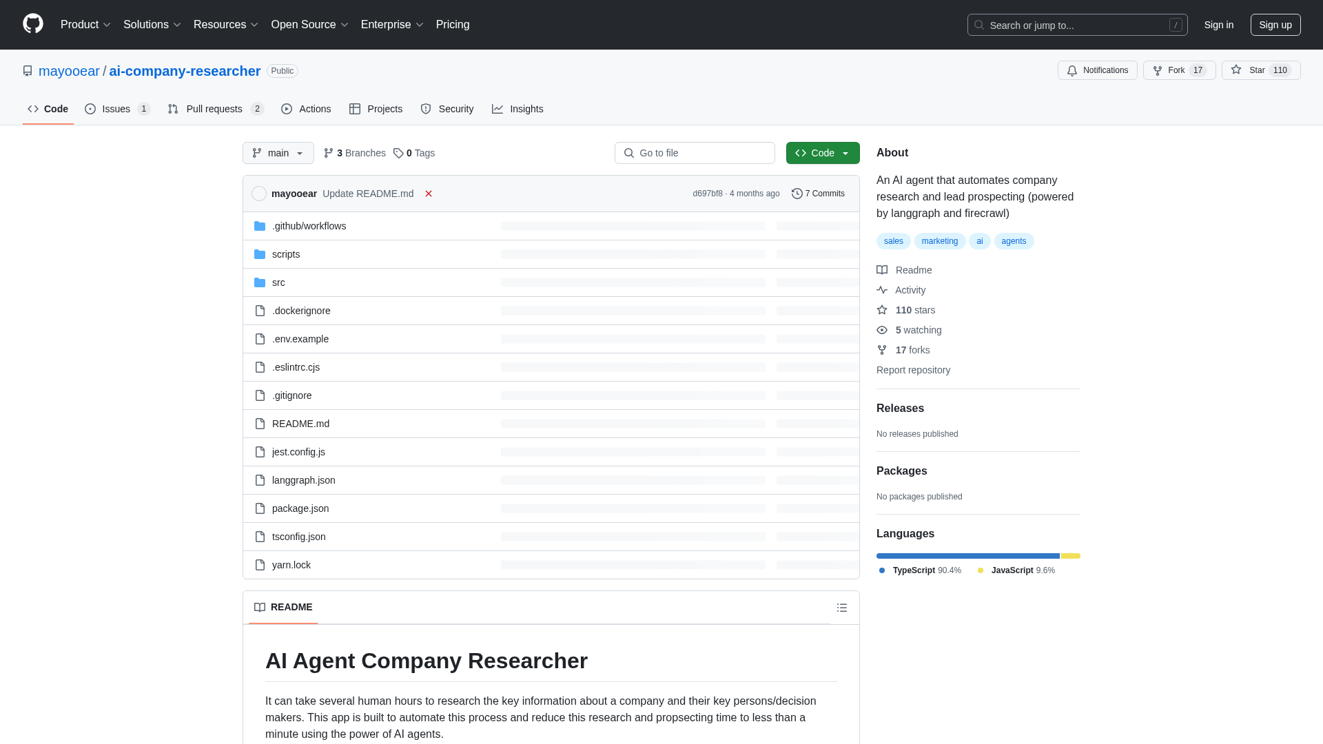 LangGraph Company Researcher