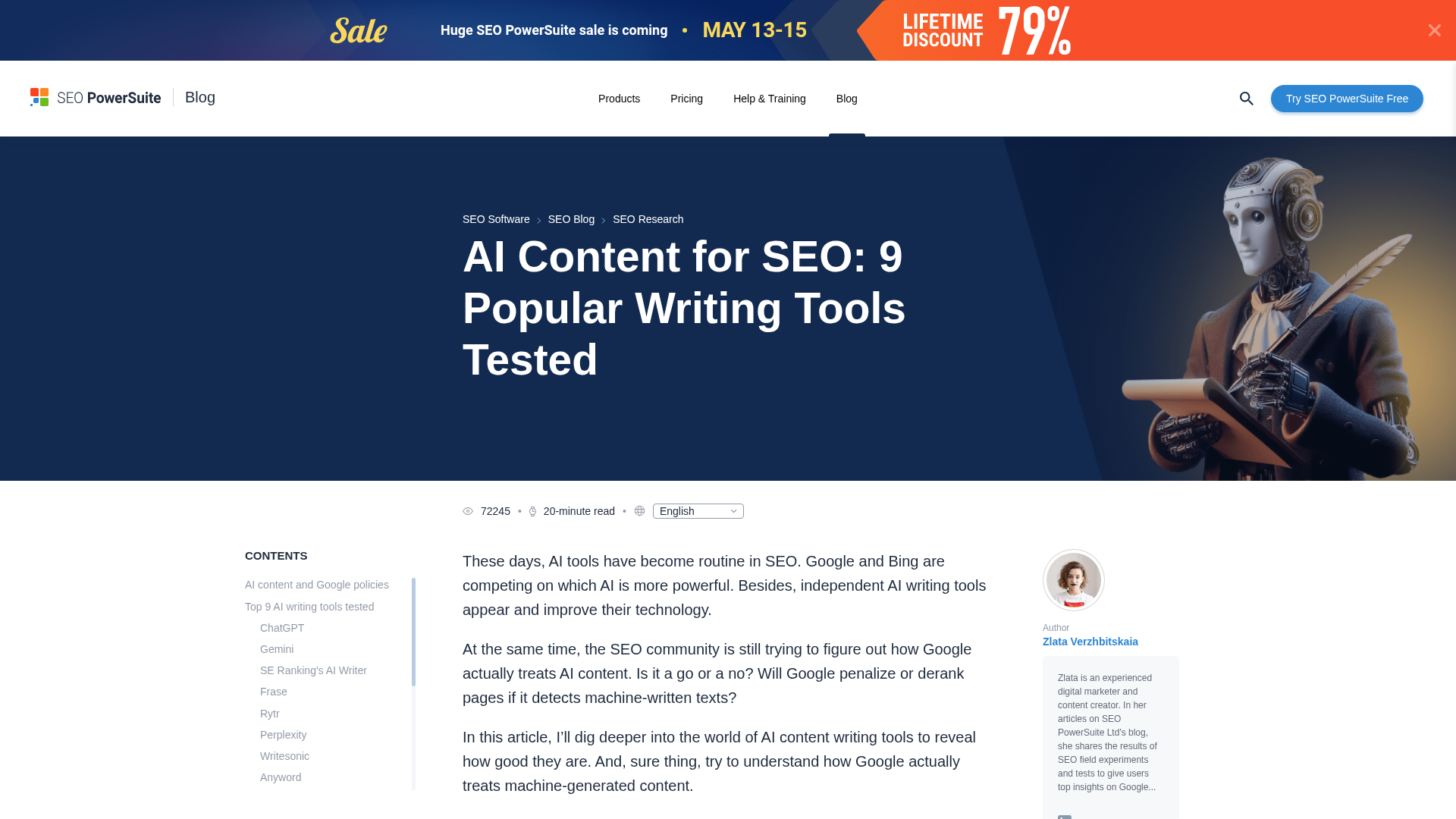 AI content tools for SEO