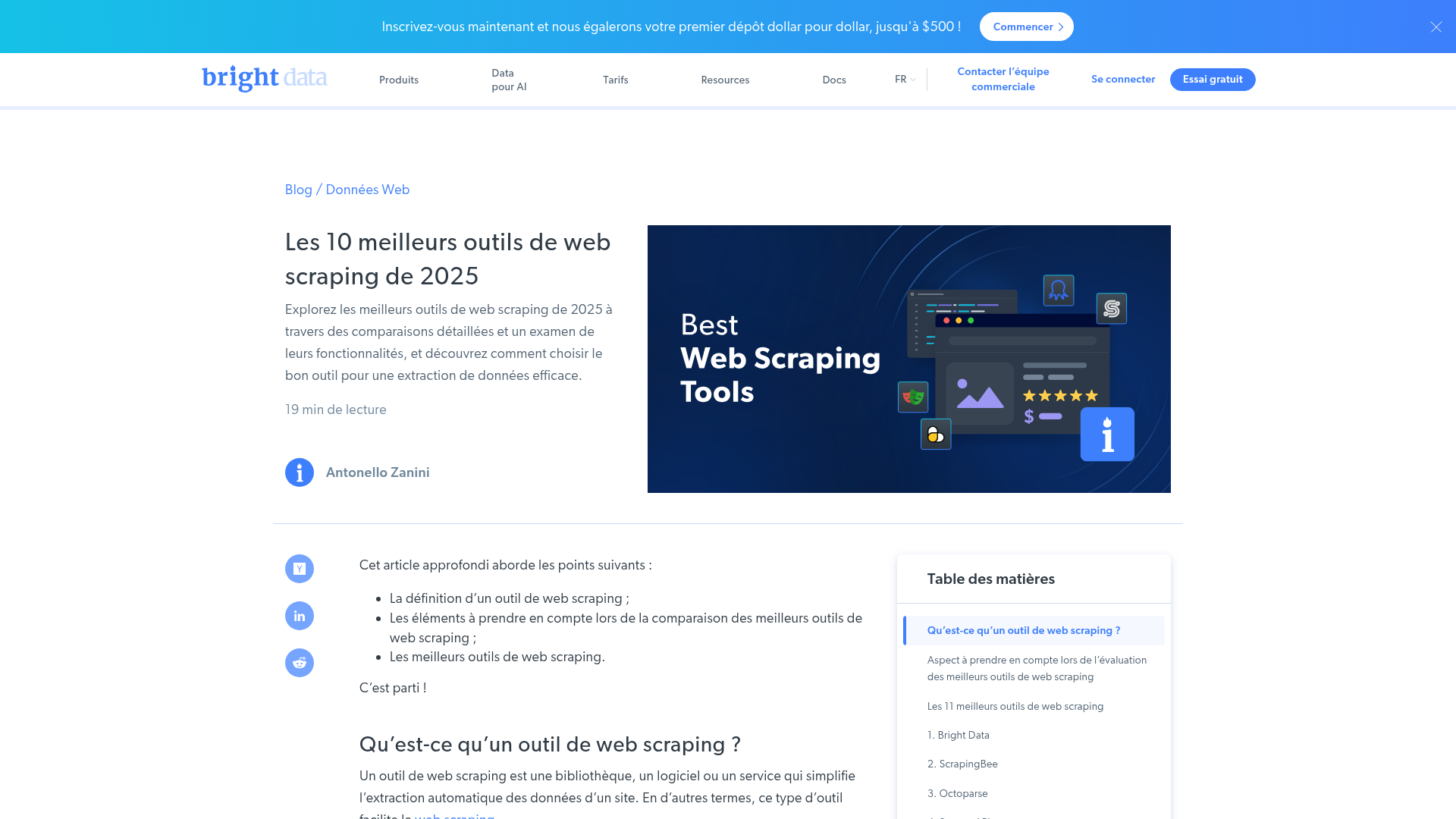 Brightdata's guide to web scraping tools