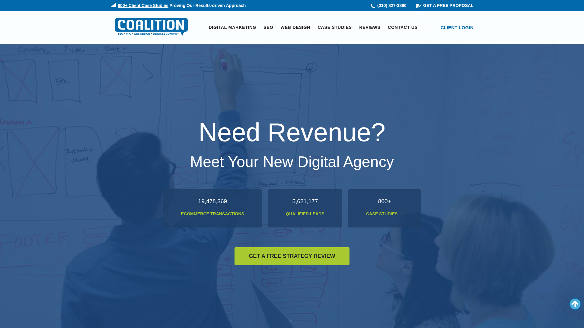 Coalition Technologies website screenshot