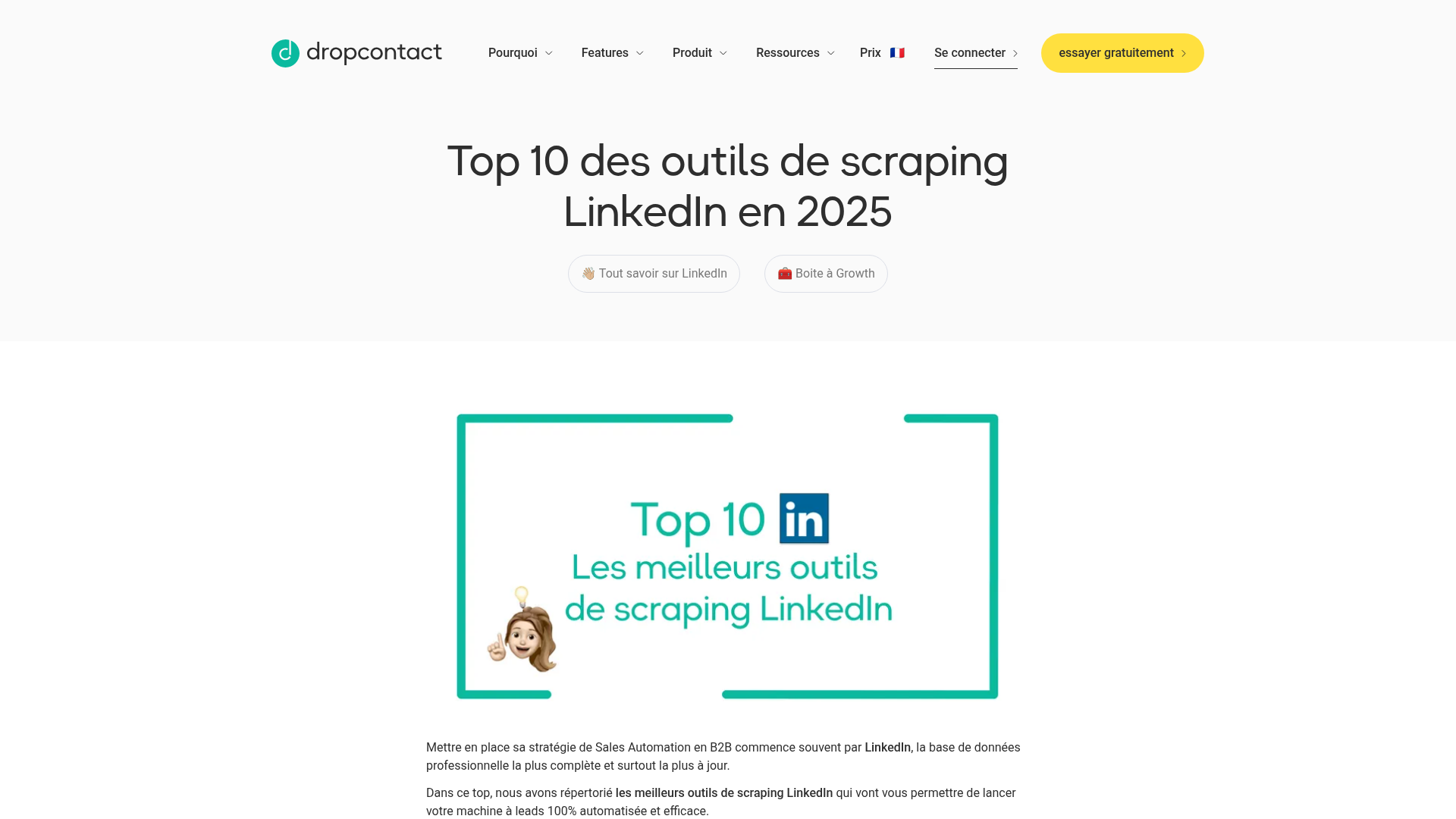 Interface de Sheetly.ai pour l'extraction de données LinkedIn