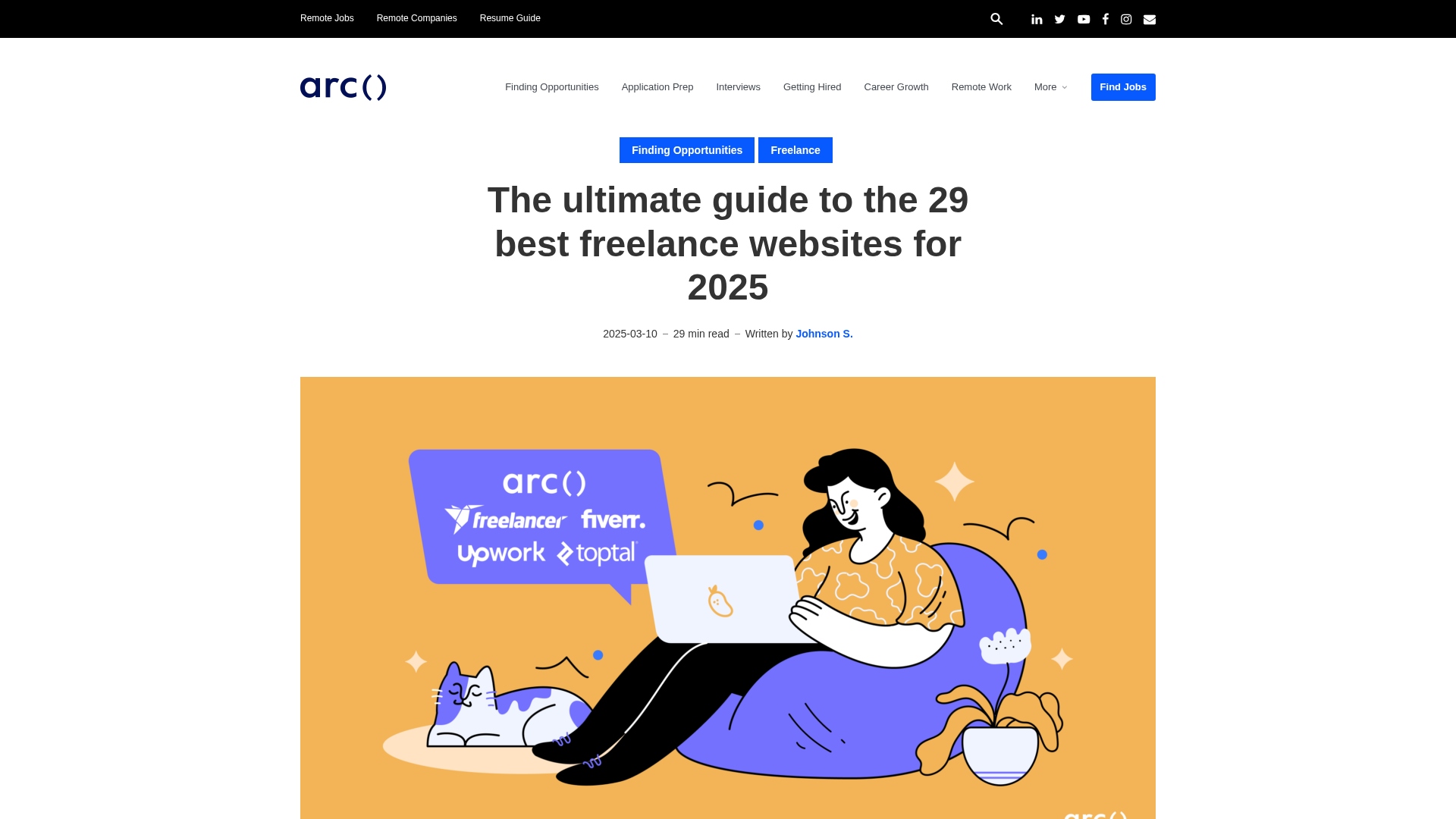 Freelance platform options for content creators