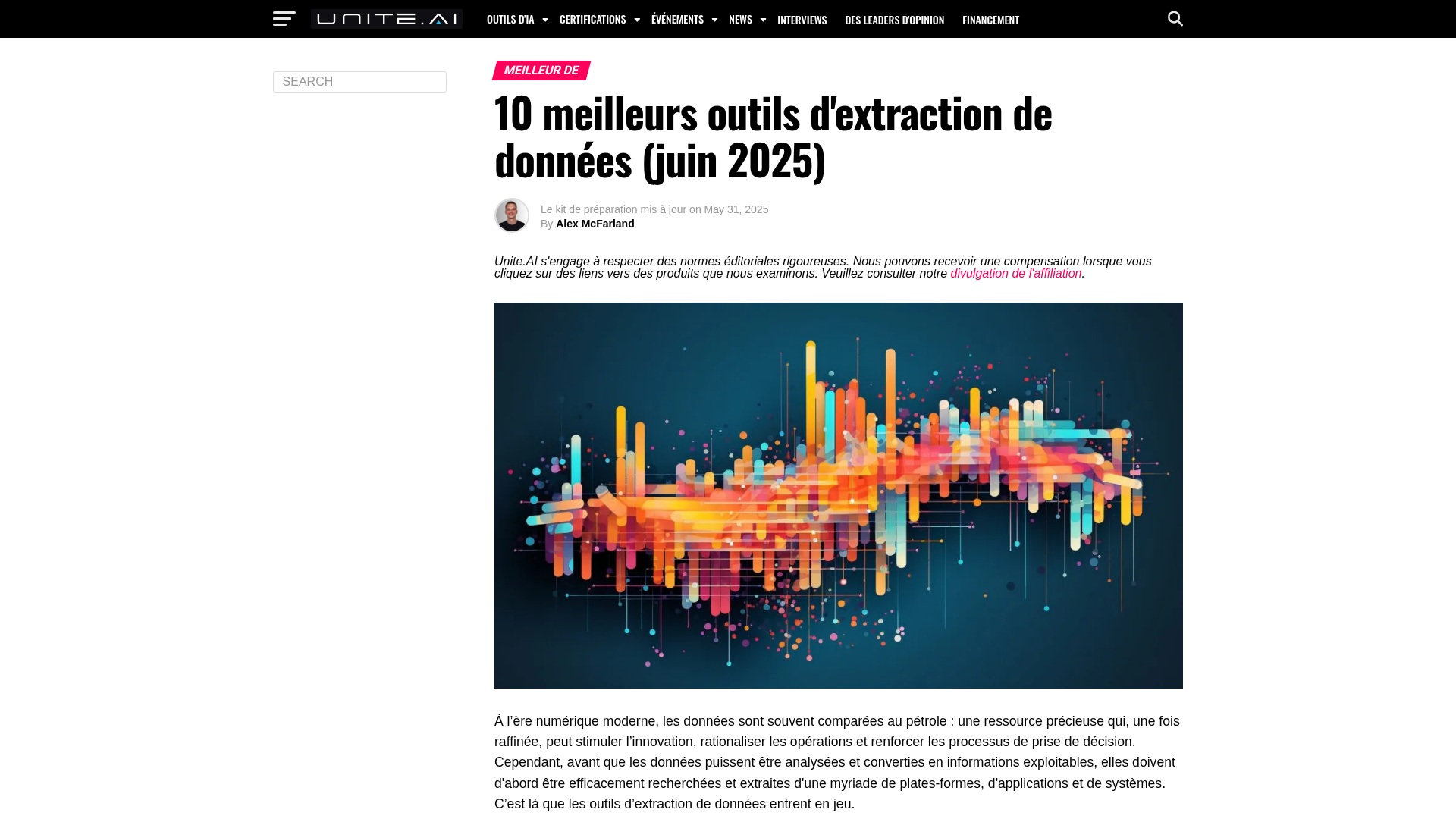 Interface d'Unite.AI montrant l'enrichissement automatique des données