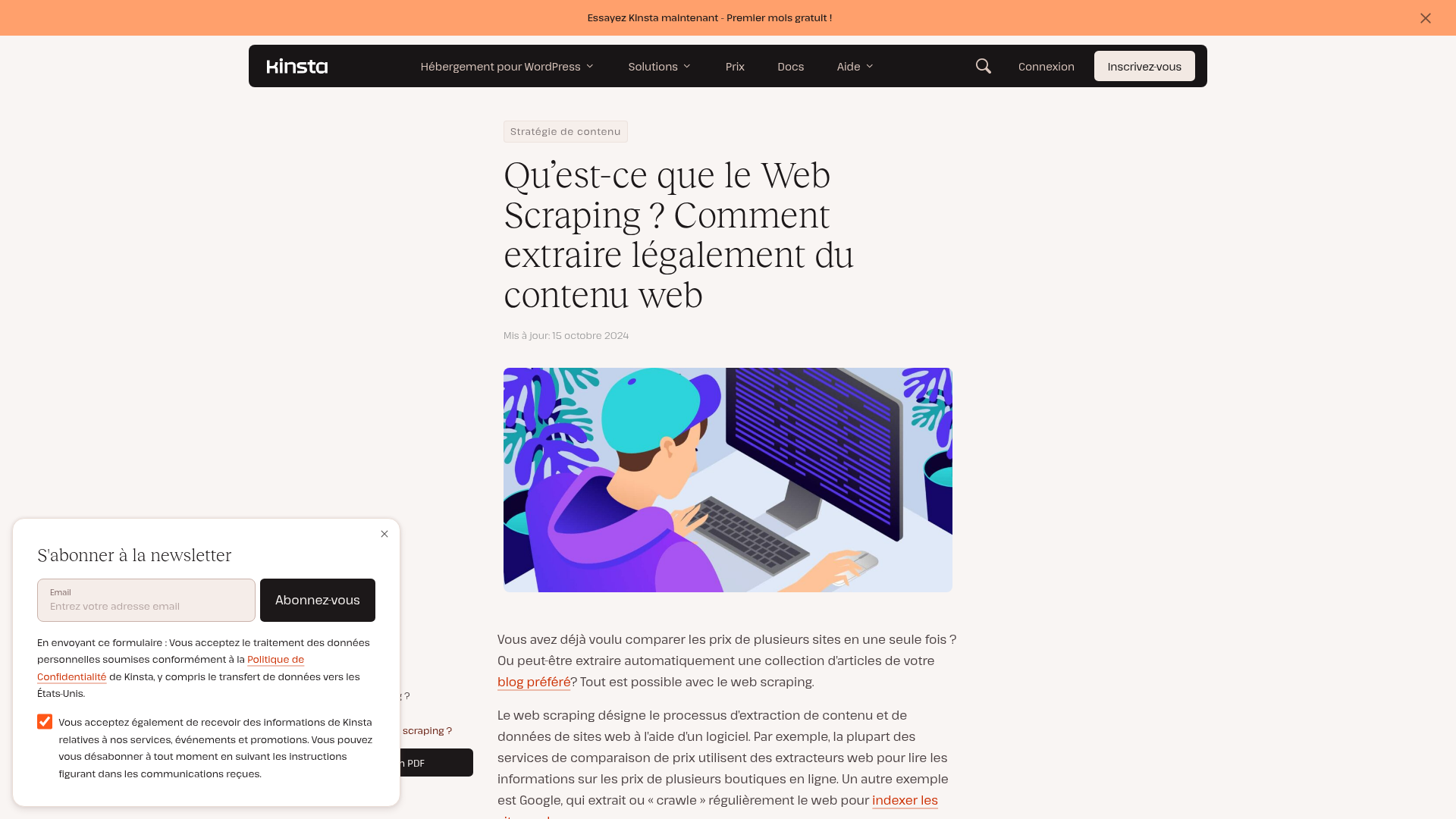 web scraping intelligent