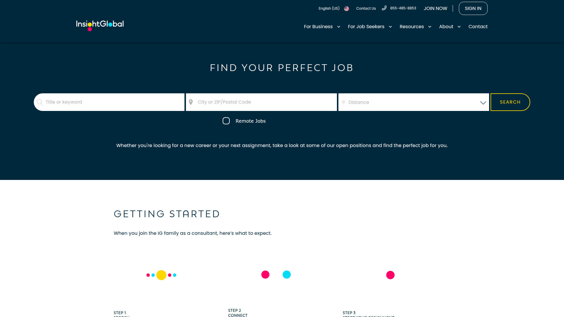 Insight Global website screenshot